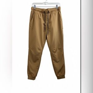 NWOT Southpole Men's Tan/Khaki Tech Woven Joggers with Drawstring